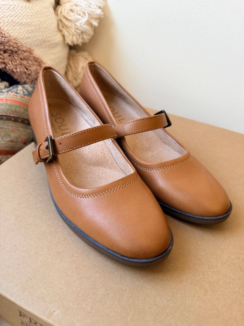 NWOT/Brand New Naturalizer SOUL Ramona Leather Block Heel Mary Jane - 6.5 - Picture 5 of 7